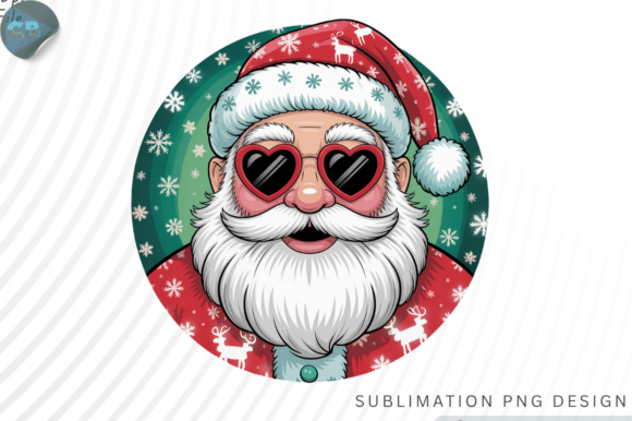 Download Christmas Santa Patchwork PNG Design - Premium Bundle